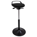 Alera Perch Sit Stool, Supports Up to 250 lb, Black (ALESQ600) View Product Image
