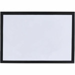 Tatco Label Inserts Magnetic Label Holders - Support 4" x 6" Media - 4.4" Height x 6.4" Width - Vinyl - Black Product Image 
