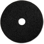 Genuine Joe Floor Pads, f/Heavy-duty Stripping, 19", 5/CT, Black (GJO90219) View Product Image