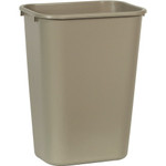Rubbermaid Commercial Products Waste Bin, Plastic, 41 Qrt, 15-1/4"x11"x20", 12/CT, Beige (RCP295700BGCT) View Product Image