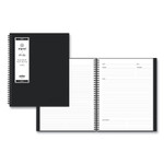 Blue Sky Aligned Business Notebook, Meeting-Minutes/Notes Format with Narrow Ruling, Black Cover, (78) 11 x 8.5 Sheets View Product Image