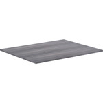 Lorell Revelance Conference Rectangular Tabletop - 1" Height x 59.9" Width x 47.3" Depth x 1" Thickness - Material: Laminate - Finish: Weathered Charcoal Product Image 