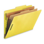 Nature Saver Classification Folders,w/ Fstnrs,2 Dvdrs,Legal,10/BX,YW (NATSP17227) View Product Image