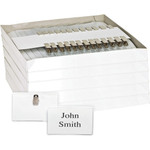 Business Source Clip Holder Style Badge Kit - Clear - 50/Box Product Image 