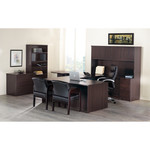 Lorell Double-pedestal Desk, F/F, B/B/F, 72"x36"x29", Espresso (LLRPD3672DPES) View Product Image