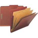 Nature Saver Classification Folders, 3" Exp., Legal, 3 Div, 10/BX, Red (NAT01055) View Product Image