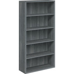 The HON Company Bookcase, 5 Fixed Shelves, 36"x13-1/8"x71", Sterling Ash (HON105535LS1) View Product Image