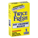 Twice as Fresh Heavy Duty Coin-Vend Powdered Chlorine Bleach, 1 load, 100/Carton View Product Image