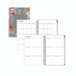 Blue Sky Sophie Frosted Weekly/Monthly Planner, Floral Artwork, 8 x 5, Multicolor Cover, 12-Month (Jan to Dec): 2025 View Product Image