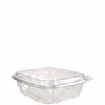 Dart ClearPac SafeSeal Tamper-Resistant/Evident Containers, Domed Lid, 24 oz, Clear, Plastic, 100/Bag, 2 Bags/Carton View Product Image