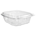 Clearpac Safeseal Tamper-Resistant, Tamper-Evident Containers, Domed Lid, 24 Oz, 6.4 X 2.3 X 7.1, Clear, 100/bag, 2 Bags/ct (DCCCH24DED) Product Image 