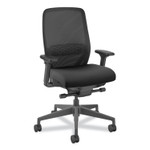 HON Nucleus Series Recharge Task Chair, Supports Up to 300 lb, 16.63 to 21.13 Seat Height, Black Seat/Back, Black Base View Product Image