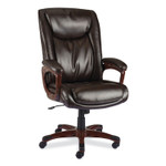 Alera Darnick Series Manager Chair, Supports Up to 275 lbs, 17.13" to 20.12" Seat Height, Brown Seat/Back, Brown Base View Product Image