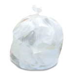 Coastwide Professional High-Density Can Liners, 33 gal, 12 mic, 33" x 40", Natural, 25 Bags/Roll, 10 Rolls/Carton Product Image 