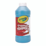 Crayola Premier Tempera Paint, Turquoise, 16 oz Bottle View Product Image