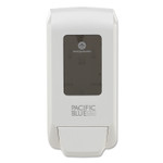 Georgia Pacific Professional Pacific Blue Ultra Soap/Sanitizer Dispenser, 1,200 mL, White (GPC53058) View Product Image