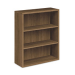 HON 10500 Series Laminate Bookcase, Three-Shelf, 36w x 13.13d x 43.38h, Pinnacle View Product Image