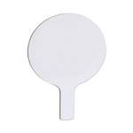 Dry Erase Paddle, 9 x 5, White, 12/Pack (FLP10036) View Product Image