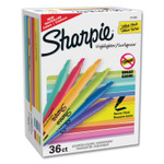 Sharpie Pocket Style Highlighters, Assorted Ink Colors, Chisel Tip, Assorted Barrel Colors, 36/Pack SAN2157485 View Product Image