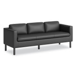 HON Parkwyn Series Sofa, 77" x 26.75" x 29", Black View Product Image