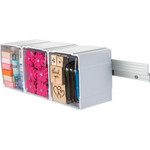 Deflecto Mounting Bar for Storage Box, Organizer Canister - Aluminum View Product Image