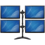 StarTech.com Quad Monitor Stand - Crossbar - Steel - Monitors up to 27"- Vesa Monitor - Computer Monitor Stand - Monitor Arm View Product Image