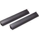 MasterVision Black Magnetic Data Cards - Support 6" x 1" Media - Black Product Image 