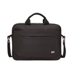 Case Logic Advantage Laptop Attache, Fits Devices Up to 15.6", Polyester, 16.1 x 2.8 x 13.8, Black (CLG3203988) Product Image 