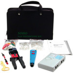 StarTech.com Professional RJ45 Network Installer Tool Kit with Carrying Case - Network Installation Kit - Network tool tester kit Product Image 