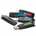 Verbatim 32GB Store 'n' Go V3 USB 3.2 Gen 1 Flash Drive - 5pk - Assorted - 32 GB - USB 3.2 (Gen 1) Type A - Assorted Product Image 