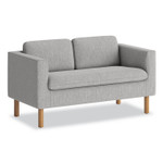 HON Parkwyn Series Loveseat, 53.5" x 26.75" x 29", Light Gray Product Image