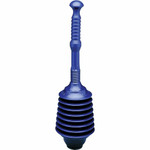Impact Deluxe Professional Plunger - 2.75" Cup Diameter - Polyethylene - Dark Blue - Toilet Product Image 