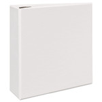 Avery Durable View Binder with DuraHinge and EZD Rings, 3 Rings, 4" Capacity, 11 x 8.5, White, (9801) View Product Image