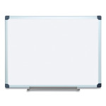 MasterVision Porcelain Value Dry Erase Board, 36 x 48, White Surface, Silver Aluminum Frame (BVCCR0801170MV) View Product Image