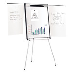 MasterVision Tripod Extension Bar Magnetic Dry-Erase Easel, 39" to 72" High, Black/Silver (BVCEA23066720) View Product Image