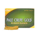 Alliance Pale Crepe Gold Rubber Bands, Size 19, 0.04" Gauge, Golden Crepe, 1 lb Box, 1,890/Box (ALL20195) View Product Image