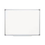 MasterVision Earth Silver Easy-Clean Dry Erase Board, Reversible, 36 x 24, White Surface, Silver Aluminum Frame (BVCMA0300790) View Product Image