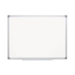 MasterVision Earth Gold Ultra Magnetic Dry Erase Boards, 24 x 36, White Surface, Silver Aluminum Frame (BVCMA0307790) View Product Image