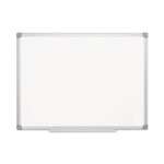 MasterVision Earth Gold Ultra Magnetic Dry Erase Boards, 36 x 48, White Surface, Silver Aluminum Frame (BVCMA0507790) View Product Image