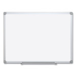 MasterVision Earth Silver Easy-Clean Dry Erase Board, Reversible, 72 x 48, White Surface, Silver Aluminum Frame (BVCMA2700790) View Product Image