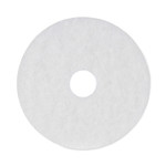 Boardwalk Polishing Floor Pads, 16" Diameter, White, 5/Carton (BWK4016WHI) View Product Image