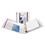 Avery Heavy-Duty View Binder with DuraHinge, One Touch EZD Rings/Extra-Wide Cover, 3 Ring, 1.5" Capacity, 11 x 8.5, White, (1319) View Product Image
