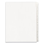 Avery Preprinted Legal Exhibit Side Tab Index Dividers, Allstate Style, 25-Tab, 1 to 25, 11 x 8.5, White, 1 Set, (1701) View Product Image