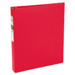 Avery Economy Non-View Binder with Round Rings, 3 Rings, 1" Capacity, 11 x 8.5, Red, (3310) View Product Image