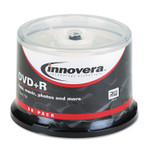 Maxell DVD+R Recordable Disc, 4.7 GB, 16x, Spindle, Silver, 50/Pack (IVR46851) View Product Image