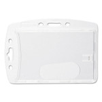Durable Replacement Card Holder, Vertical/Horizontal, Polystyrene, 10/Pack (DBL890519) View Product Image