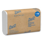 Scott Essential Multi-Fold Towels, Absorbency Pockets, 1-Ply, 9.2 x 9.4, White, 250/Packs, 16 Packs/Carton (KCC01804) View Product Image