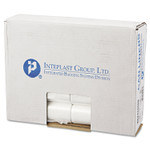 Inteplast Group High-Density Commercial Can Liners, 10 gal, 6 mic, 24" x 24", Natural, 1,000/Carton (IBSEC242406N) View Product Image