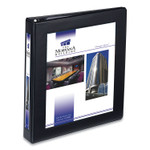 Avery Framed View Heavy-Duty Binders, 3 Rings, 1" Capacity, 11 x 8.5, Black (AVE68054) View Product Image