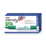 BIC Intensity Low Odor Chisel Tip Dry Erase Marker, Broad Chisel Tip, Green, Dozen (BICGDEM11GN) View Product Image